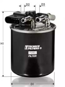 Топливный фильтр на Mercedes-Benz CLA  Tecneco Filters GS820/14.