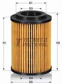 Масляний фільтр на Хонда Сівік  Tecneco Filters OL010434-E.