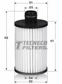 Масляний фільтр на Chevrolet Orlando  Tecneco Filters OL011299-E.