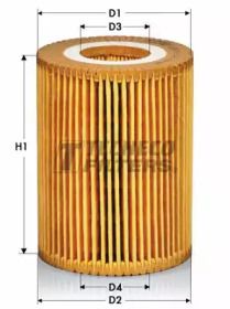 Масляный фильтр на Шкода Рапид  Tecneco Filters OL0233-E.