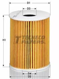 Масляный фильтр на Хюндай Акцент  Tecneco Filters OL09919-E.