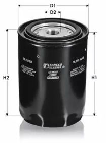 Масляний фільтр на Kia Pregio  Tecneco Filters OL930/26.