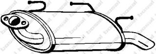 Глушник на Nissan Almera  Bosal 145-611.