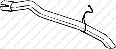 Приемная труба глушителя Bosal 750-195.
