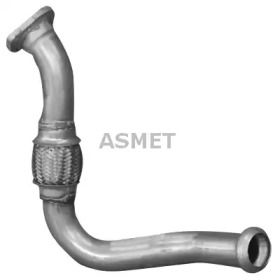 Приемная труба глушителя на Renault Clio  Asmet 10.099.