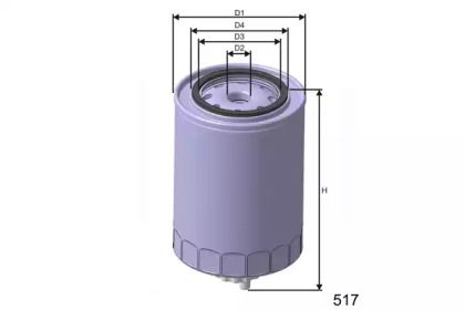 Фильтр топливный дизель Misfat M350.