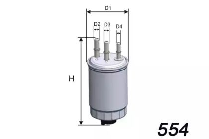 Фильтр топливный дизель Misfat M294.