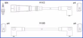 Высоковольтные провода зажигания на Ауди 90  Hitachi 134715.