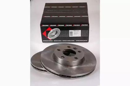 Вентильований гальмівний диск на Фольксваген Шаран  Protechnic PRD2154.