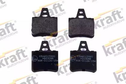 Задние тормозные колодки Kraft Automotive 6015990.