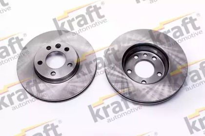 Вентилируемый тормозной диск на Фольксваген Таурег  Kraft Automotive 6040510.