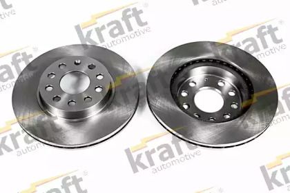Вентилируемый тормозной диск на Сеат Альтеа  Kraft Automotive 6046560.