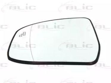 Левое стекло зеркала заднего вида на Форд Фокус 3 Blic 6102-03-043367P.