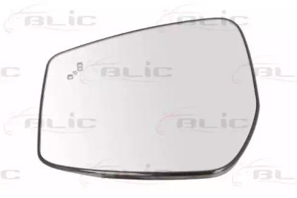 Левое стекло зеркала заднего вида на Nissan Note  Blic 6102-16-2001923P.