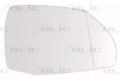 Правое стекло зеркала заднего вида на Audi Q7  Blic 6102-25-2001040P.