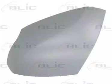 Лівий кожух бокового дзеркала на Renault Megane 3 Blic 6103-01-1325221P.