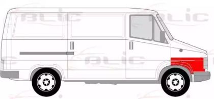 Переднє крило праве Blic 6504-03-2096322P.