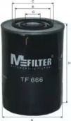 Масляный фильтр на Форд Ескорт  Mfilter TF 666.