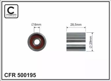 Ролик ремня генератора Caffaro 500195.