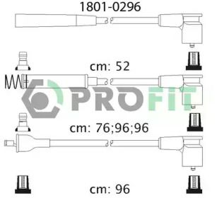 Високовольтні дроти запалювання на Опель Омега  Profit 1801-0296.