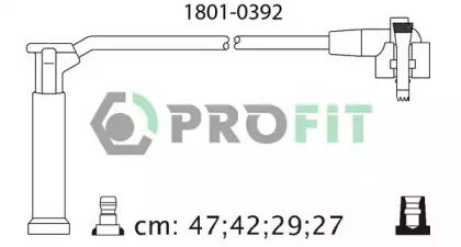 Високовольтні дроти запалювання на Mazda 121  Profit 1801-0392.