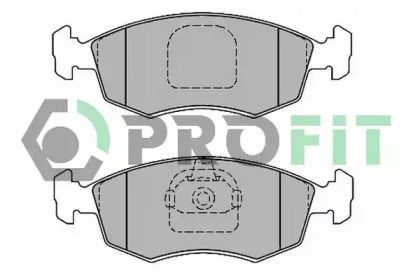 Передние тормозные колодки на Fiat Doblo  Profit 5000-1376.