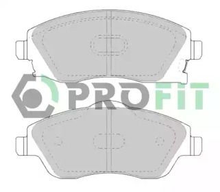 Передние тормозные колодки на Opel Tigra  Profit 5000-1424.