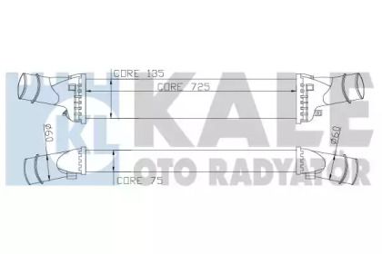 Интеркулер на Audi A7  Kale Oto Radyator 342400.