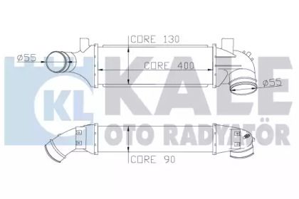 Интеркулер на Ford Transit  Kale Oto Radyator 346600.