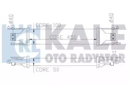 Интеркулер на Opel Corsa D Kale Oto Radyator 348400.
