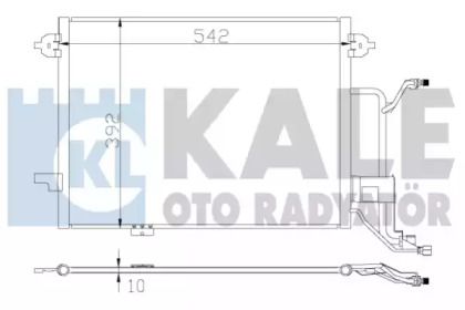 Радіатор кондиціонера на Audi Allroad  Kale Oto Radyator 375500.