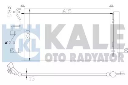 Радіатор кондиціонера на Hyundai Accent  Kale Oto Radyator 379000.