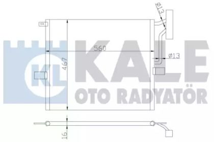 Радіатор кондиціонера Kale Oto Radyator 384800.