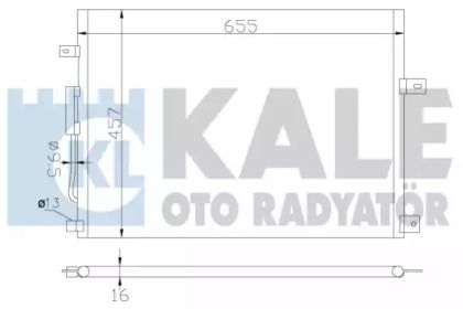Радиатор кондиционера Kale Oto Radyator 385700.