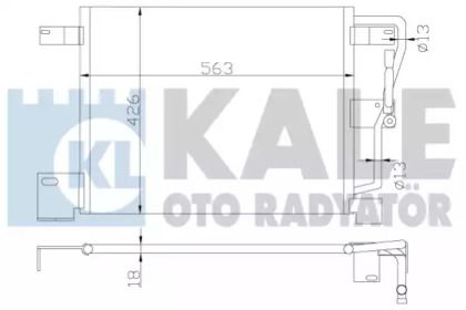 Радиатор кондиционера Kale Oto Radyator 385900.