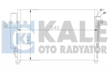 Радіатор кондиціонера на Hyundai Getz  Kale Oto Radyator 391700.