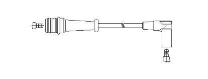 Високовольтний дрот запалювання на Рено Сафран  Bremi 602/65.