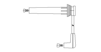 Високовольтний дрот запалювання Bremi 6A80/26.