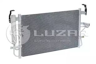 Радиатор кондиционера на Hyundai Elantra 3 Luzar LRAC 08D2.