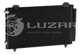 Радиатор кондиционера на Toyota Corolla 120 Luzar LRAC 19D0.