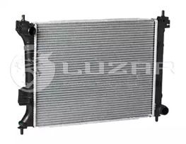 Алюминиевый радиатор охлаждения двигателя на Хюндай Ай20  Luzar LRc 08J1.