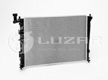 Алюмінієвий радіатор охолодження двигуна на Kia Pro Ceed  Luzar LRc KICd07110.