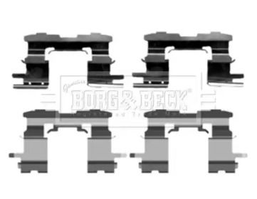Скоби гальмівних колодок на Тайота Пріус  Borg & Beck BBK1216.
