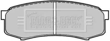 Гальмівні колодки на Toyota FJ Cruiser  Borg & Beck BBP1514.