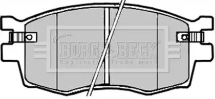 Тормозные колодки на Hyundai I20  Borg & Beck BBP1923.