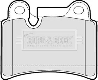 Тормозные колодки Borg & Beck BBP2053.