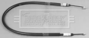 Трос ручного гальма на Citroen C4 Grand Picasso  Borg & Beck BKB2952.