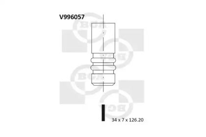 Впускний клапан BGA V996057.