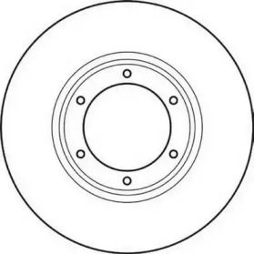 Передний тормозной диск Jurid 561043J.