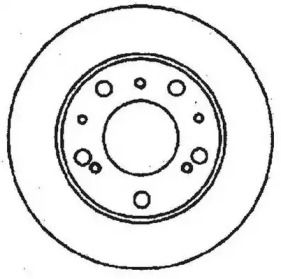 Передний тормозной диск Jurid 561321JC.